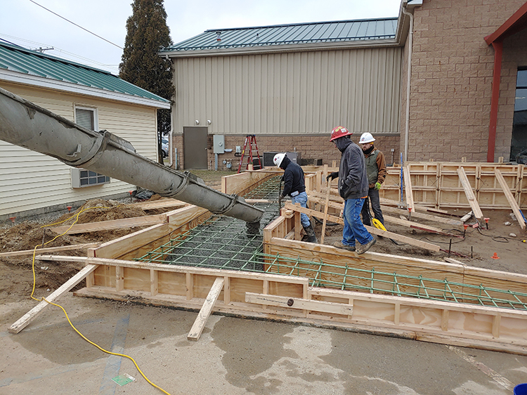 Concrete work in the camp by Rencor