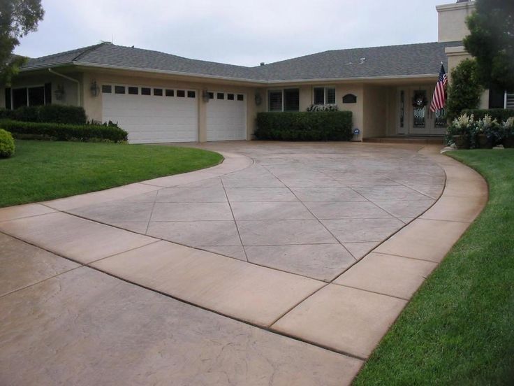 new concrete driveway