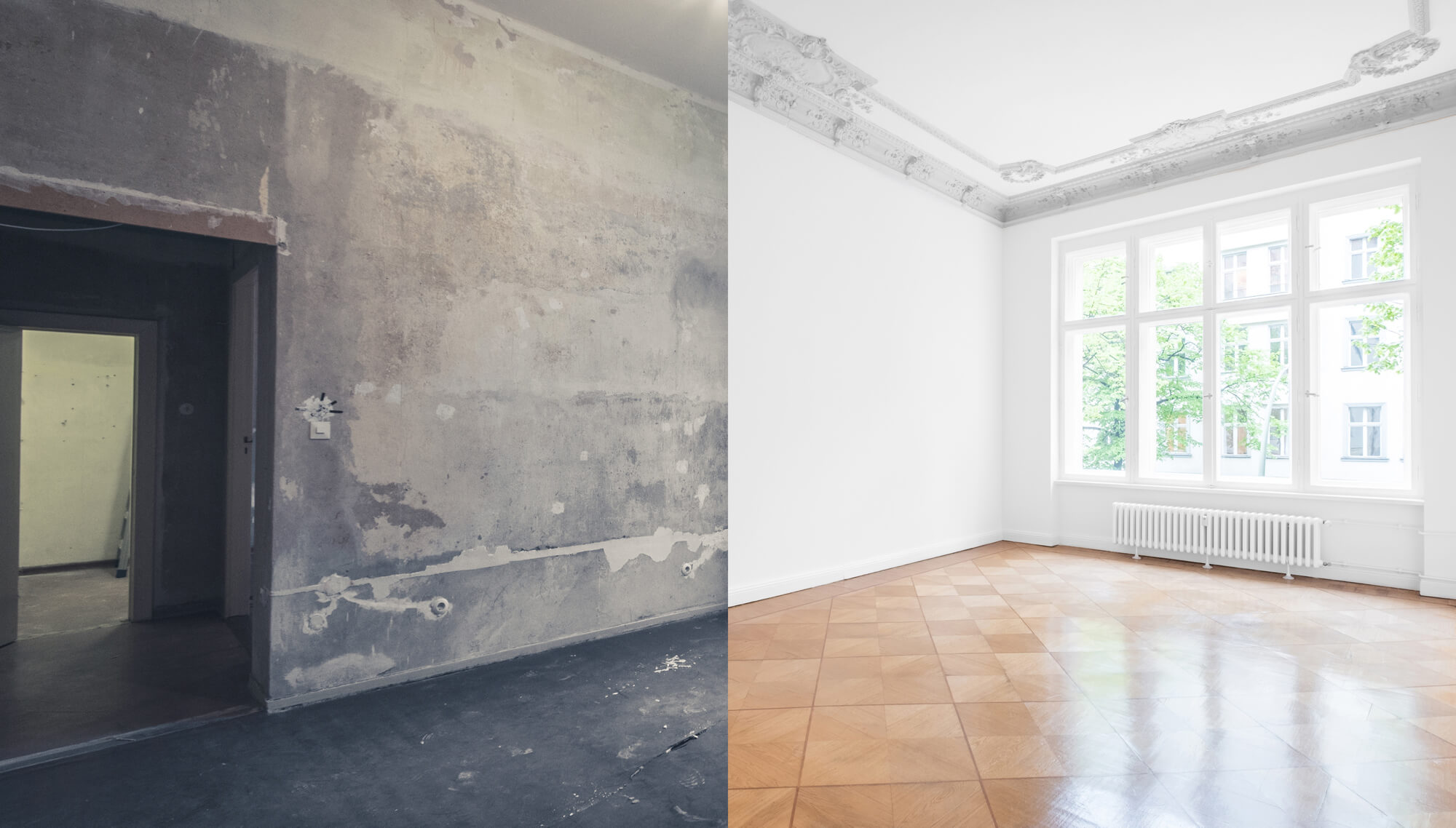 Plaster texture options